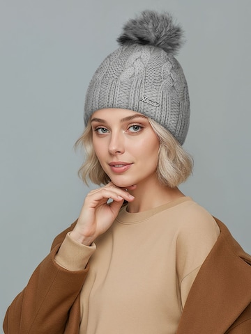 Neverless Mütze 'Katy' in Grau