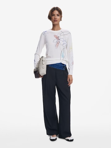 Desigual Pullover i hvid
