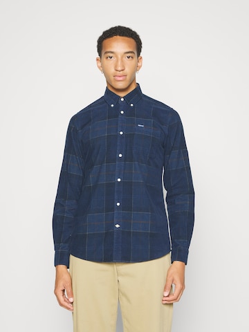 Regular fit Camicia 'Blair' di Barbour in blu: frontale