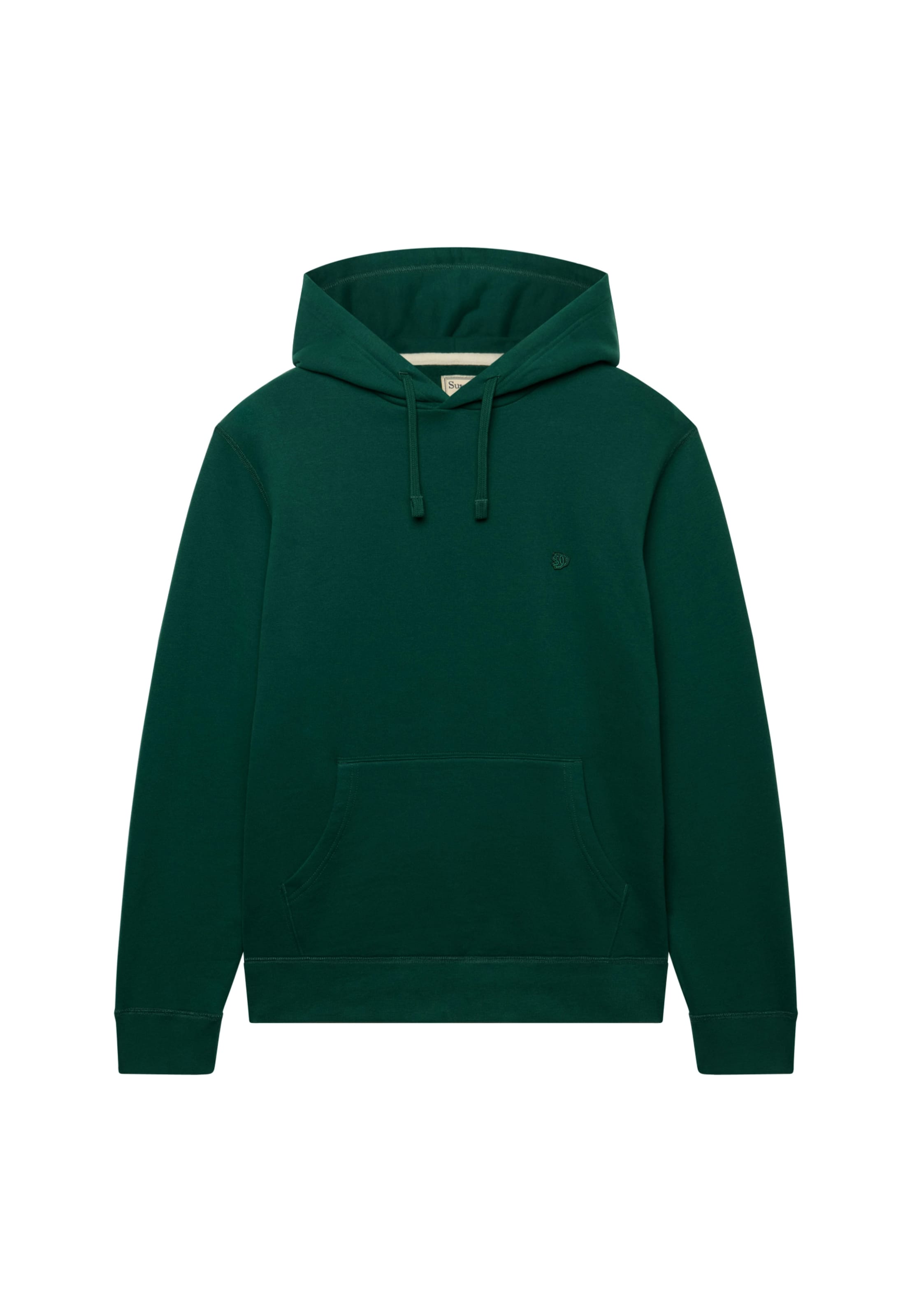 Sweat-shirt 'Essential' Superdry & Co en vert : devant
