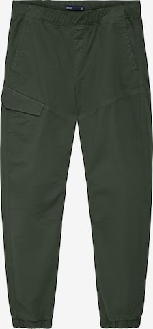 ONLY GIRLS Tapered Trousers 'KOBLaurtis' in Green: front