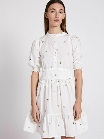 NORR Blousejurk 'Miluna' in Wit: voorkant