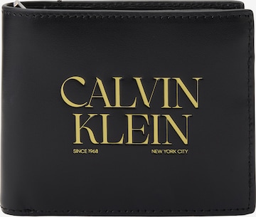 Calvin KleinNovčanik - crna boja: prednji dio