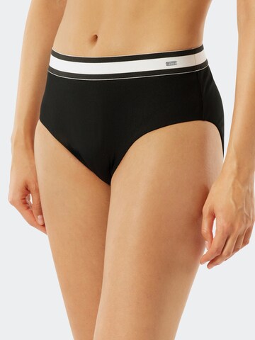 SCHIESSER Bikini bottom 'Aqua Californian Dream' in Black: front
