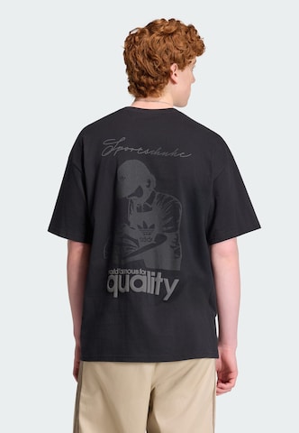ADIDAS ORIGINALS - Camiseta 'Quality' en negro: frente