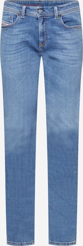 DIESEL גזרת סלים ג'ינס 'Sleenker' בכחול: מלפנים