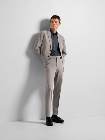 SELECTED HOMME Slim fit Chino Pants 'Delon' in Grey