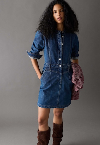 Pepe Jeans Shirt dress 'Alice' in Blue: front