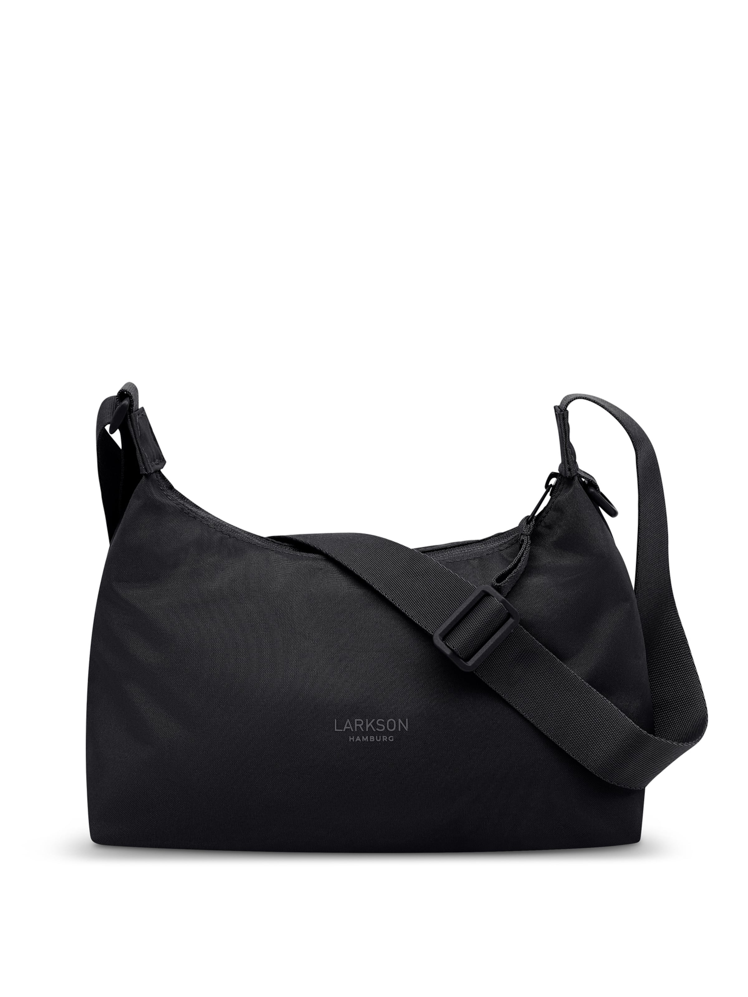 LARKSON - Mala de ombro 'Ebba Small' em preto: frente