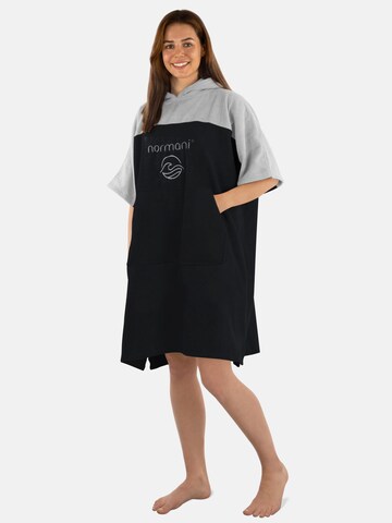 normani Bathrobe long 'Kuta' in Black