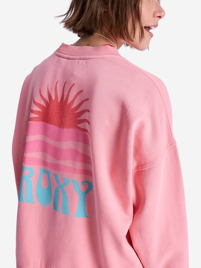 ROXY Sweatshirt 'Lineup' in neonblau / orange / rosa / rot, Produktansicht
