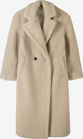 Teddy Coat Bershka Teddy Mantel Drop Shoulder Zalando Bershka