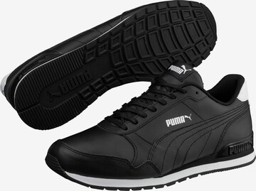 PUMA حذاء رياضي بلا رقبة 'Runner V2' بلون أسود