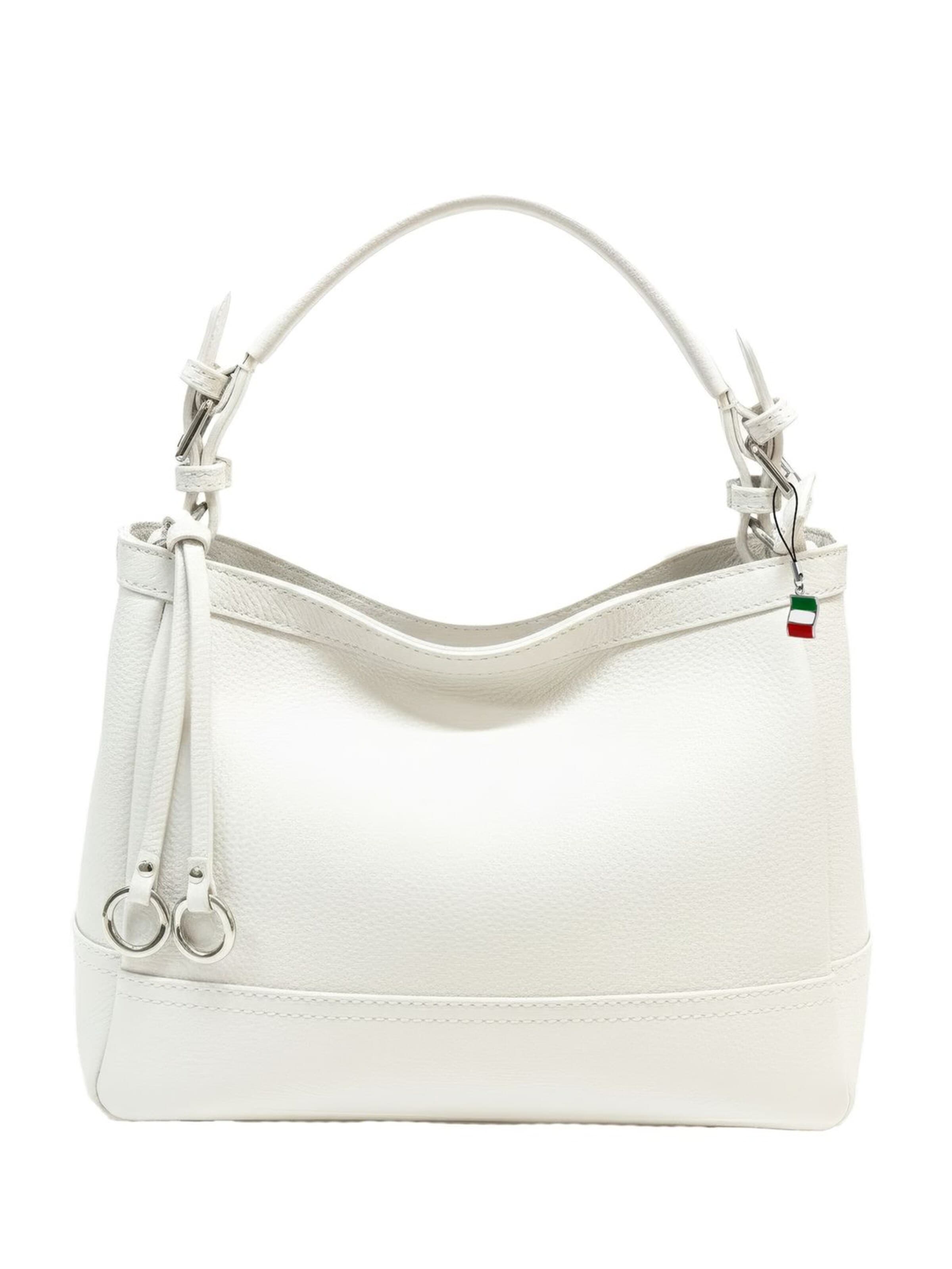 Sac bandoulière Florence en blanc : devant
