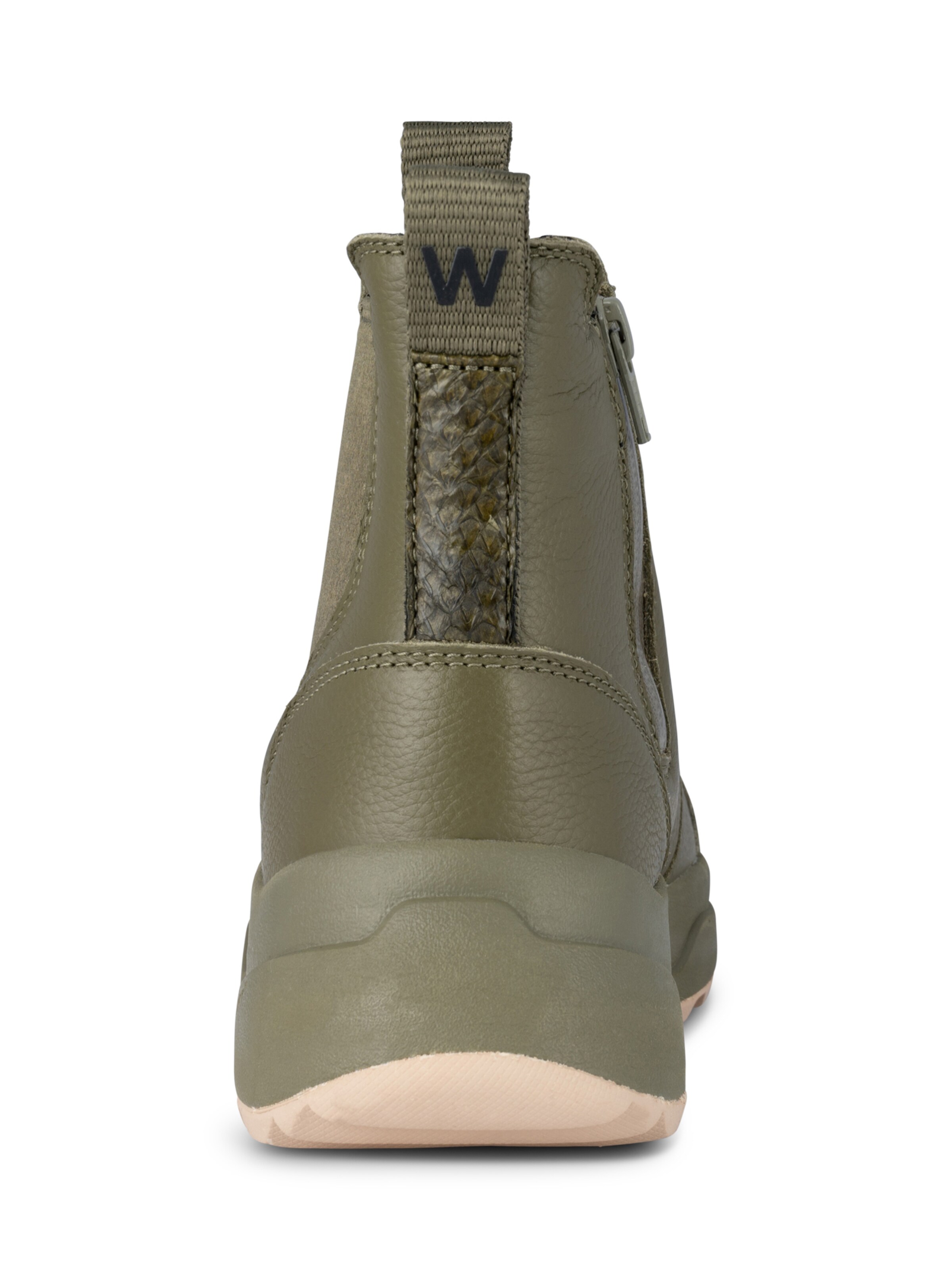 WODEN Chelsea Boots 'Silje' i grøn