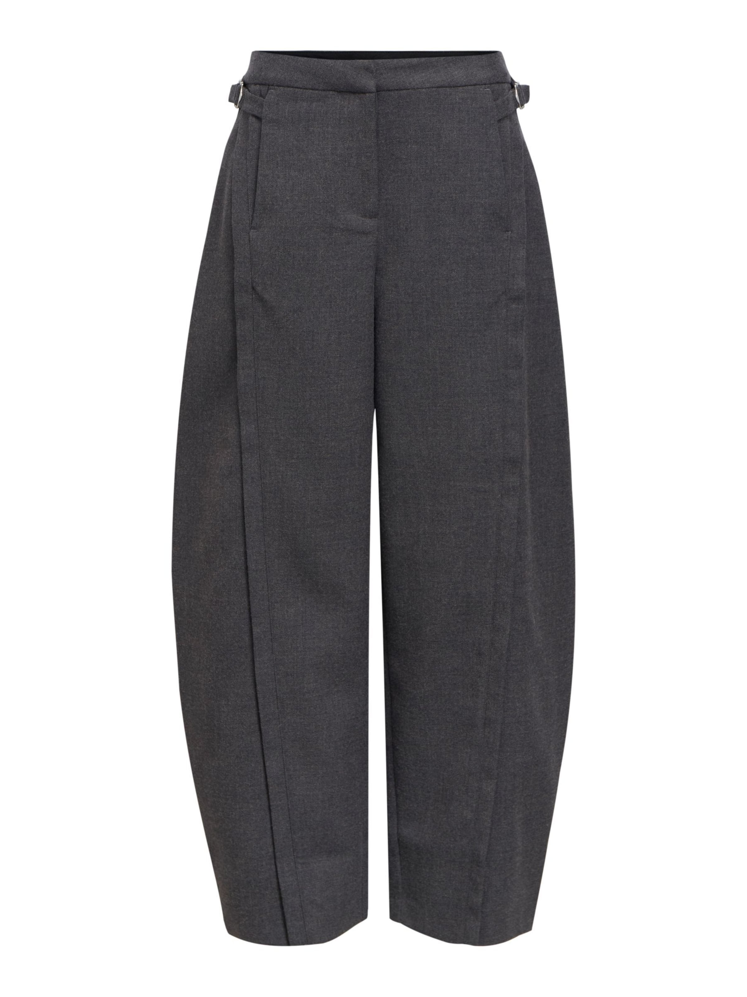OBJECT - Ropa ancha Pantalón 'OBJKAVIN' en gris: frente