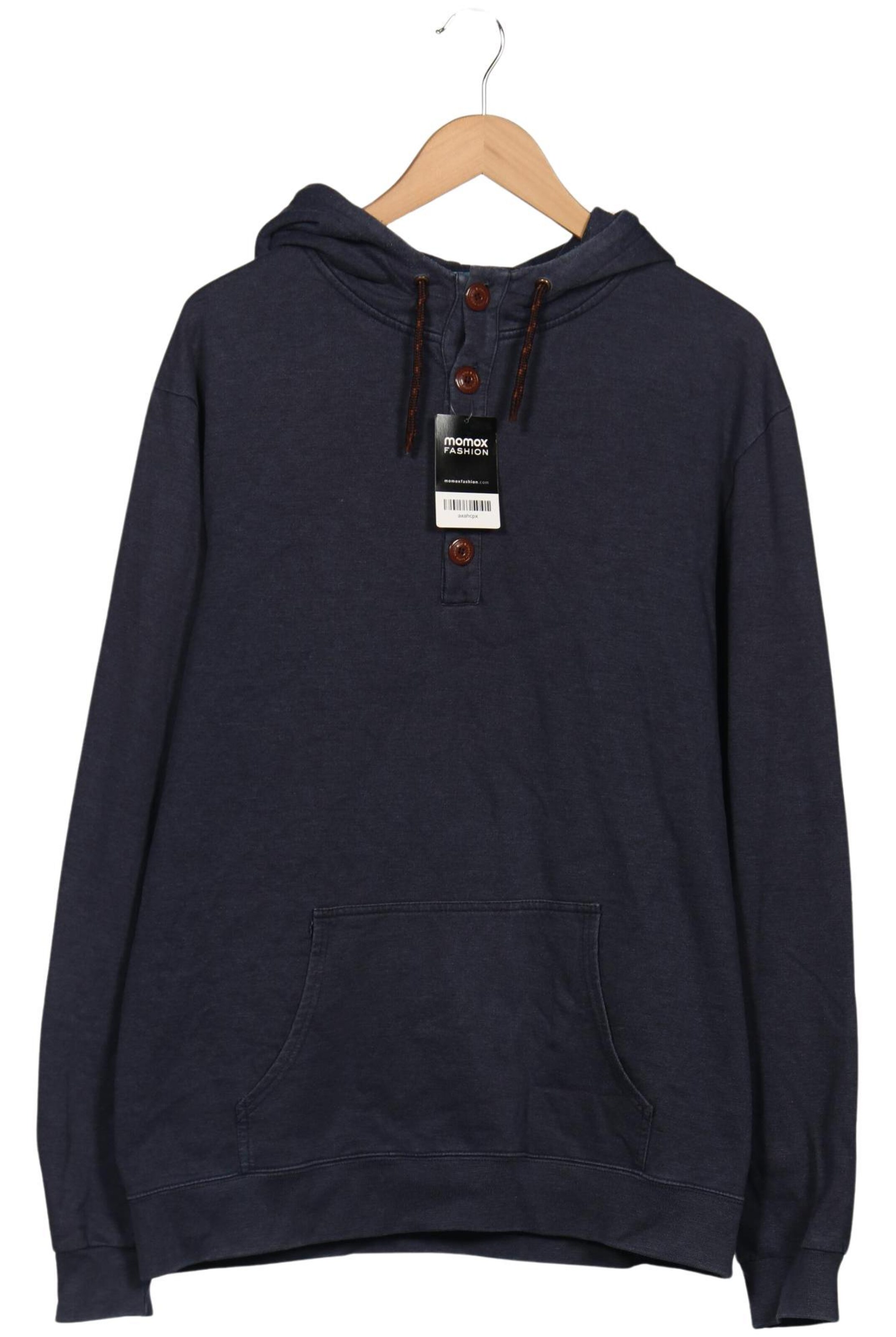 Iriedaily Sweatshirt & Zip-Up Hoodie in L in Blue: front