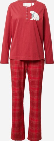 TRIUMPH Pizsama - piros: elől