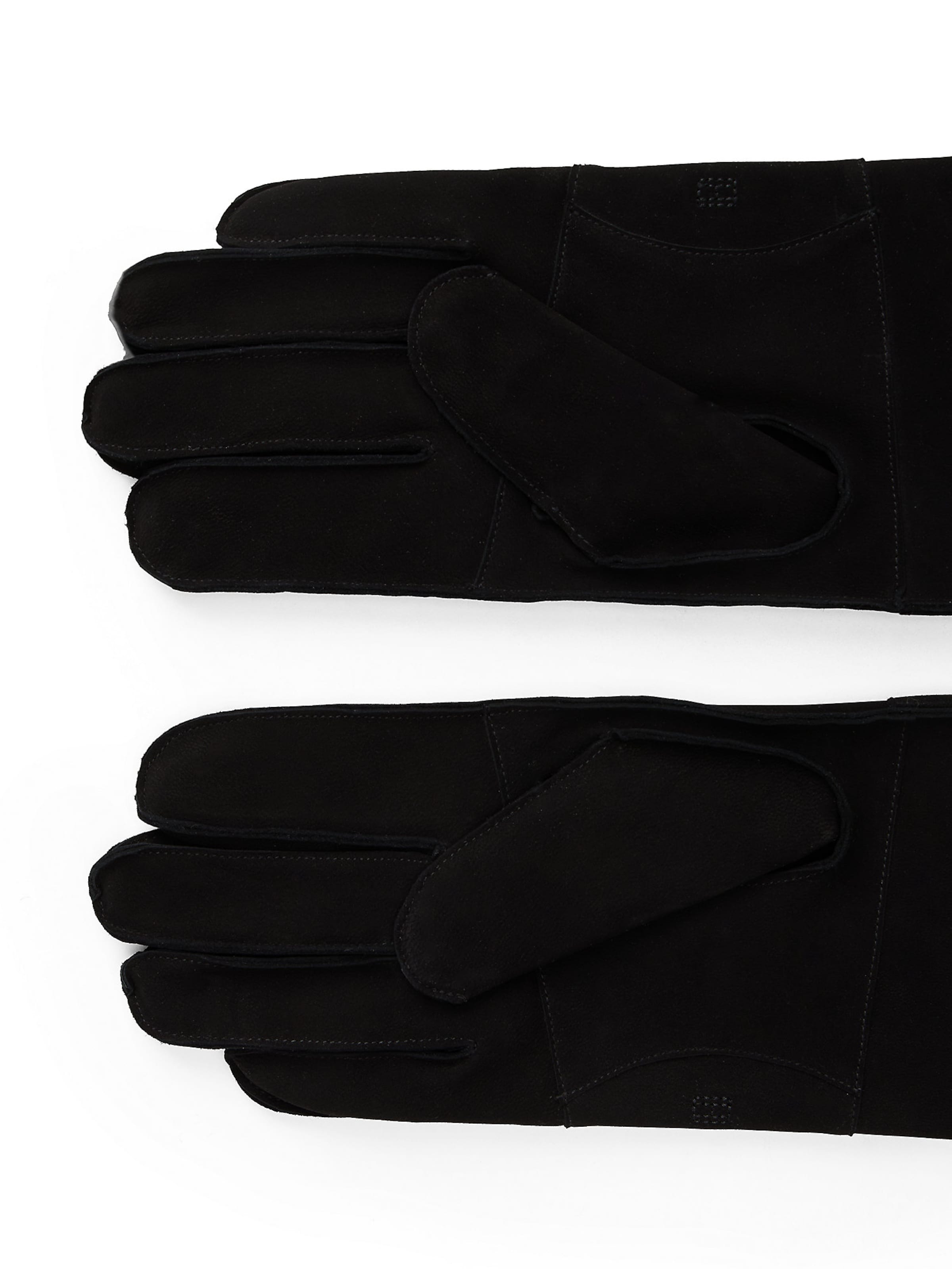 juoda TOMMY HILFIGER Pirštuotos pirštinės