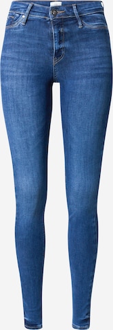 Skinny Jeans 'MOLLY' de la River Island pe albastru: față