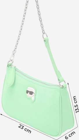 Karl Lagerfeld - Bolso de hombro en verde