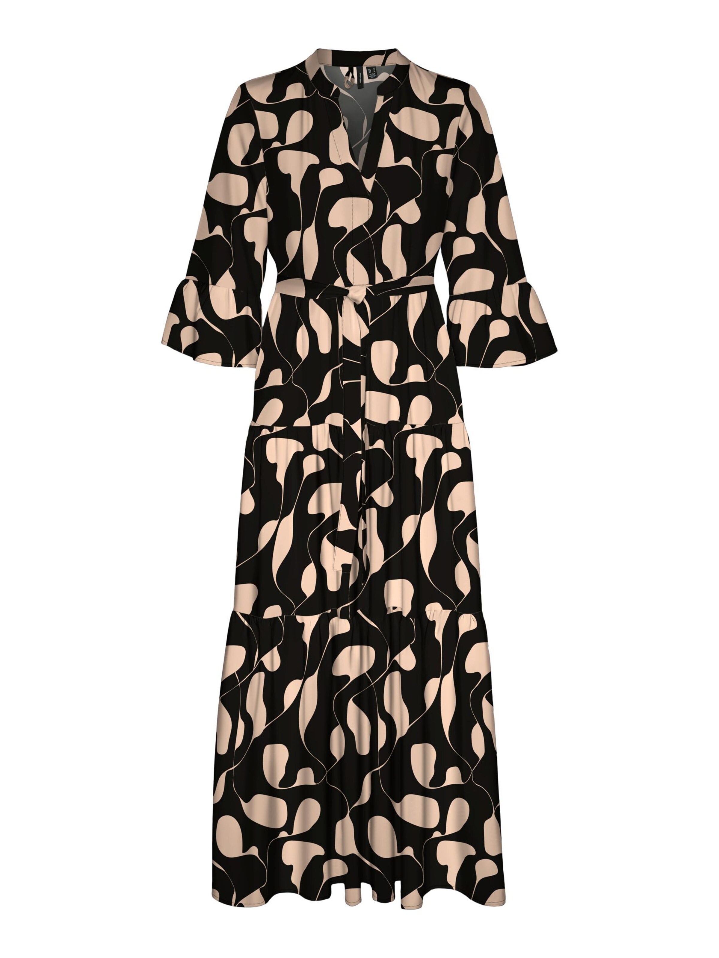 Vero Moda Curve Shirt dress 'VERA' in Brown: front