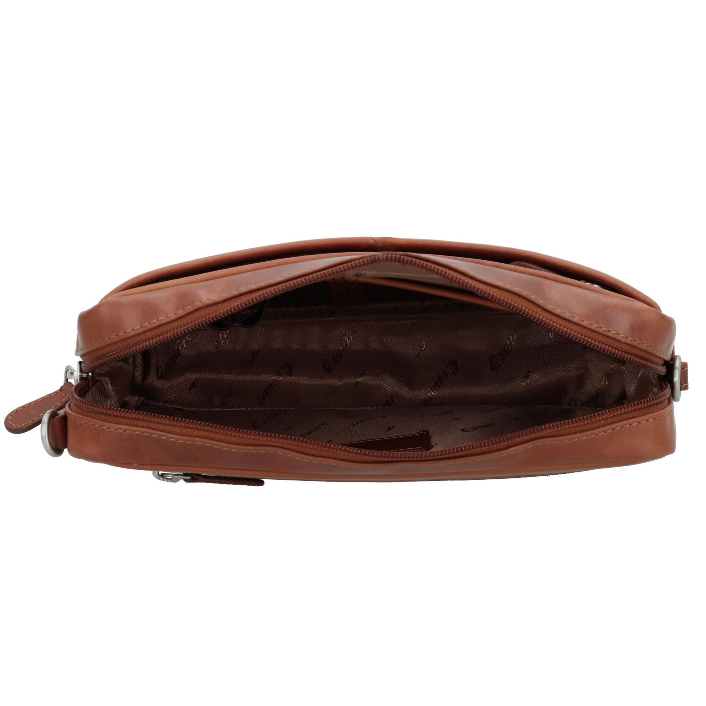 Esquire Crossbody bag 'Dallas' in Brown