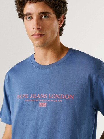 T-Shirt Pepe Jeans en bleu
