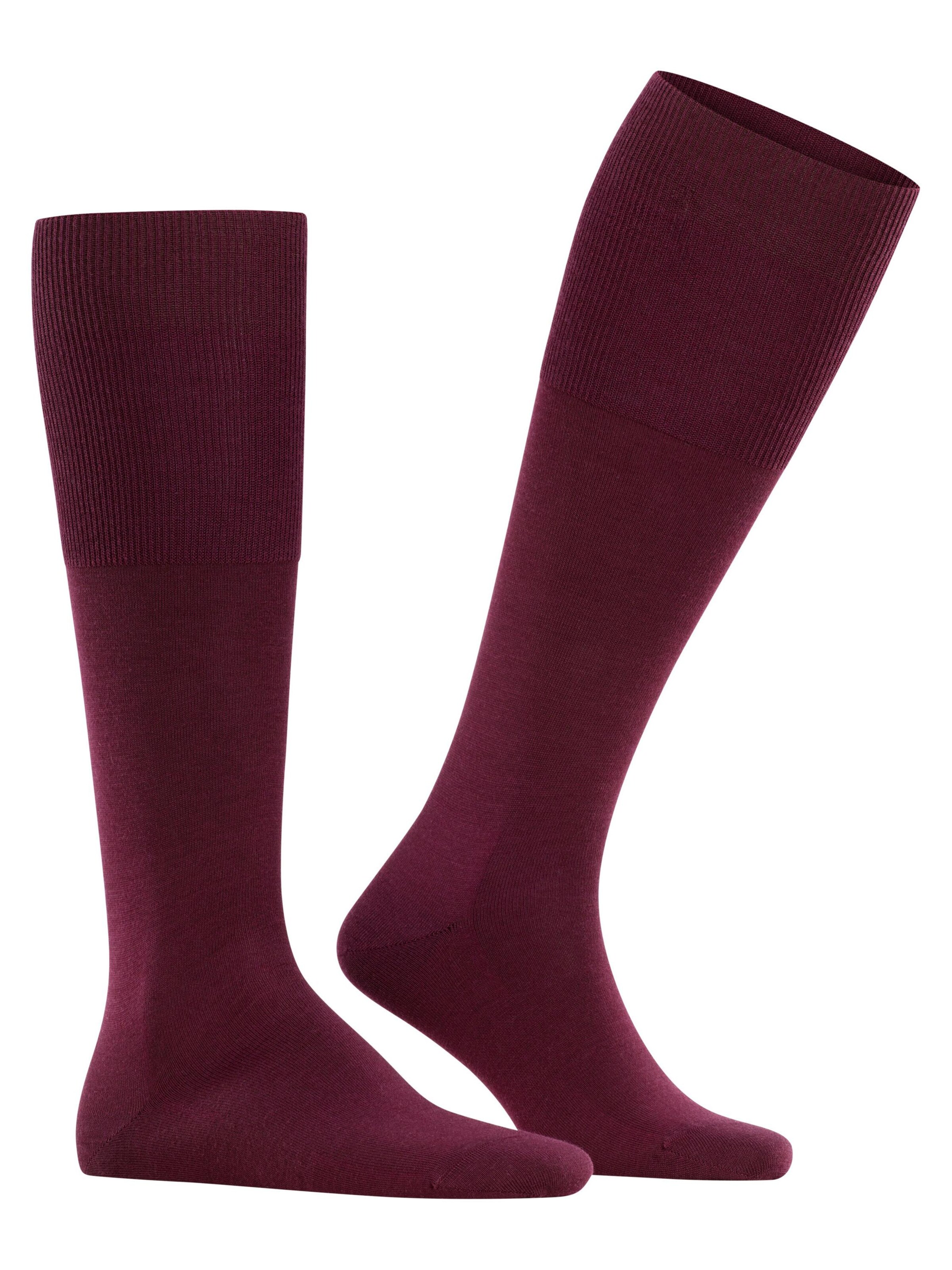 FALKE Knee High Socks 'Airport' in Red