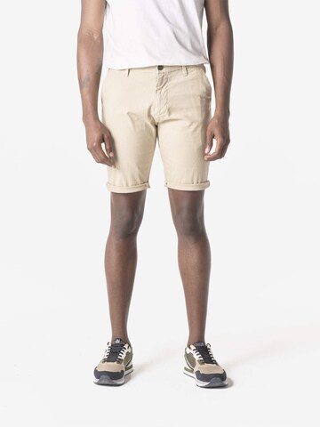 KOROSHI regular Lærredsbukser i hvid: forside