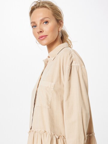 Herrlicher Shirt Dress 'Amie' in Beige