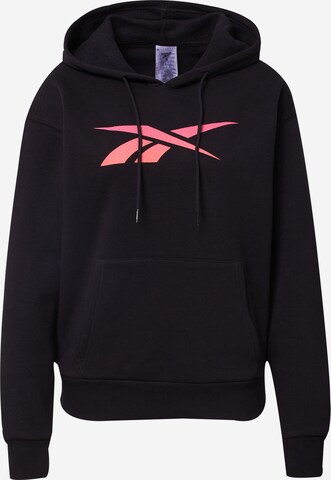 Reebok Athletic Sweatshirt in Black: front