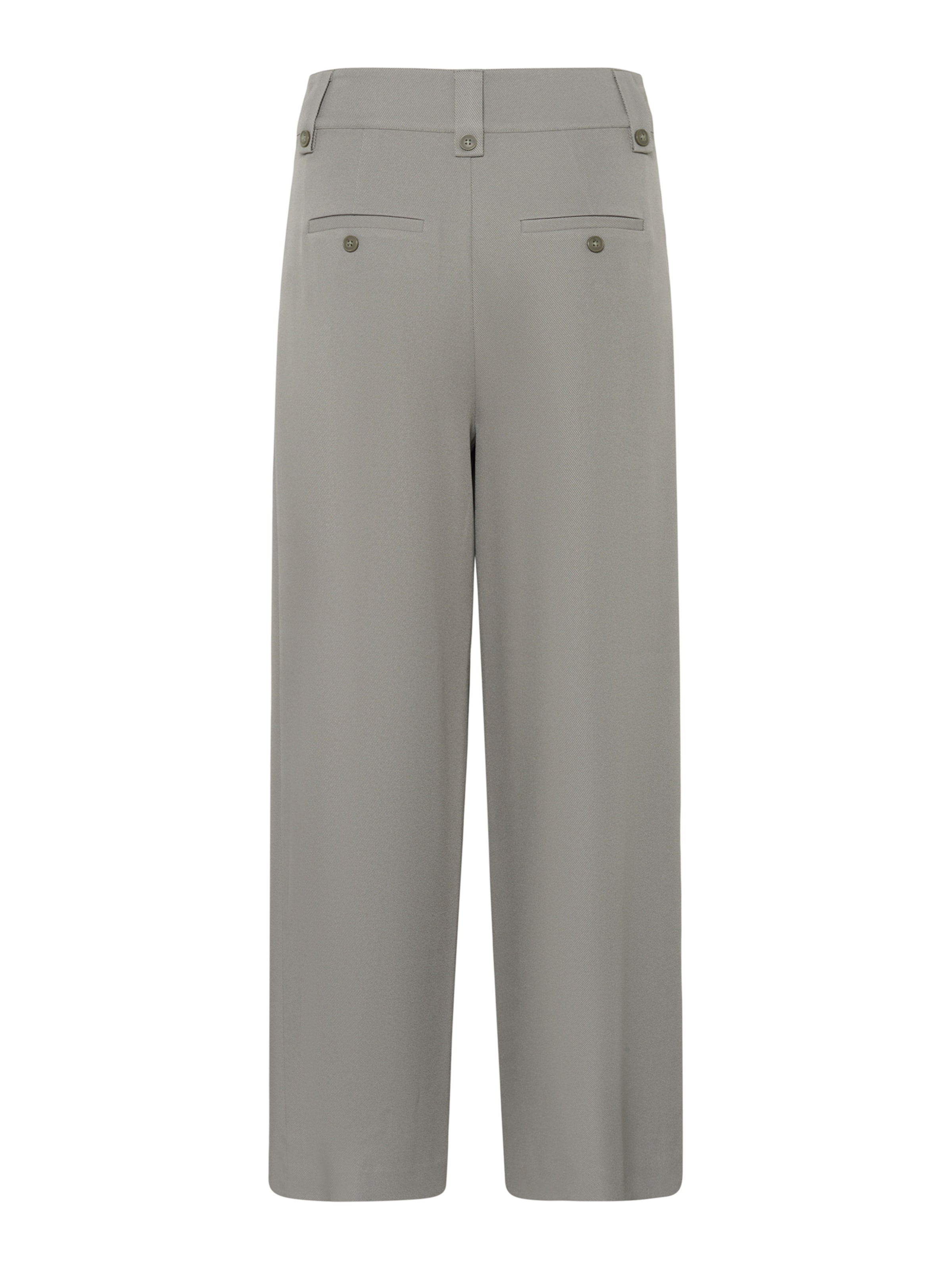 My Essential Wardrobe Широкий Плиссированные брюки 'Disa' в Серый