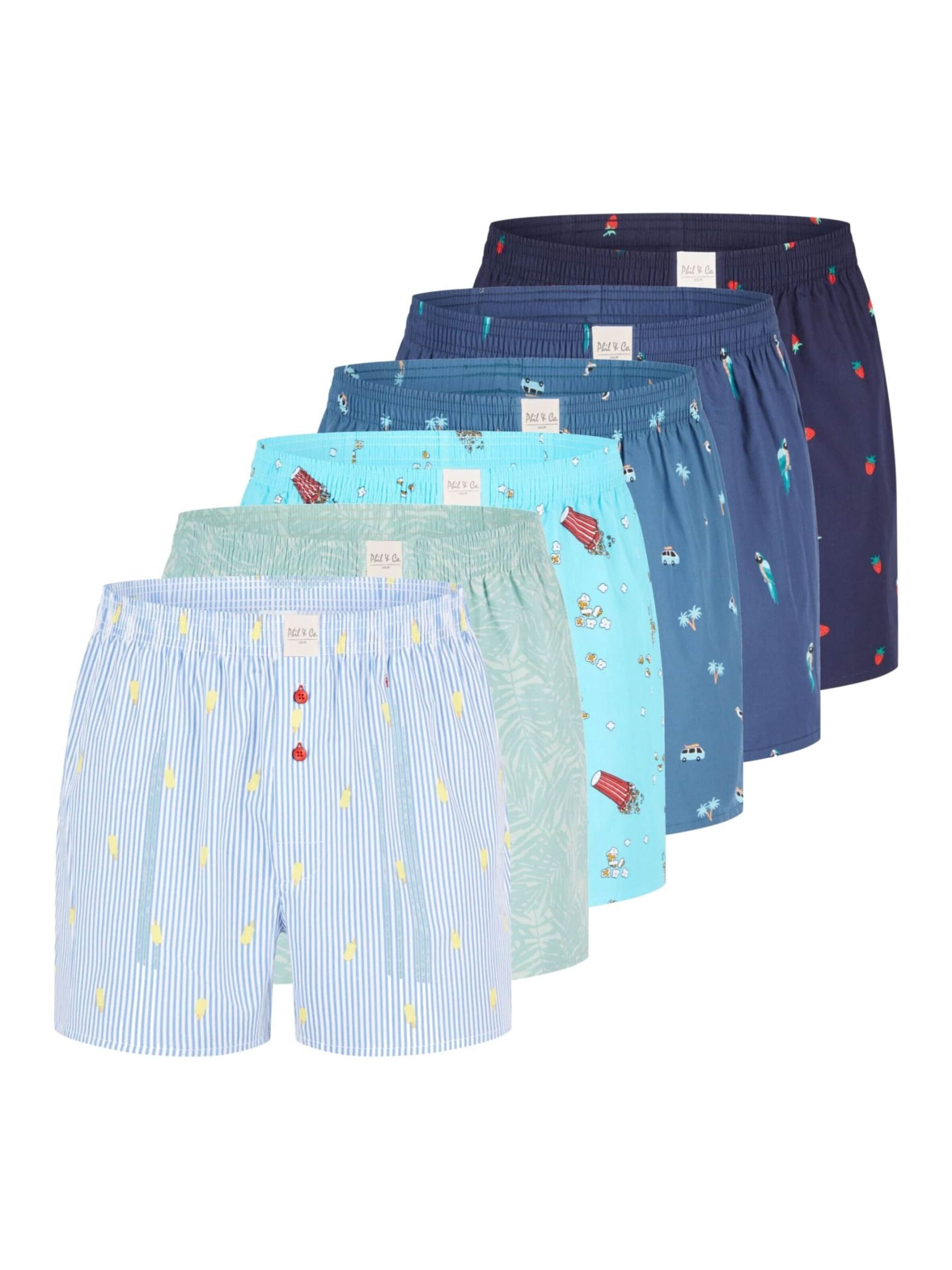 Phil & Co. Berlin Boxer shorts ' Classic Sets ' in Mixed colours: front