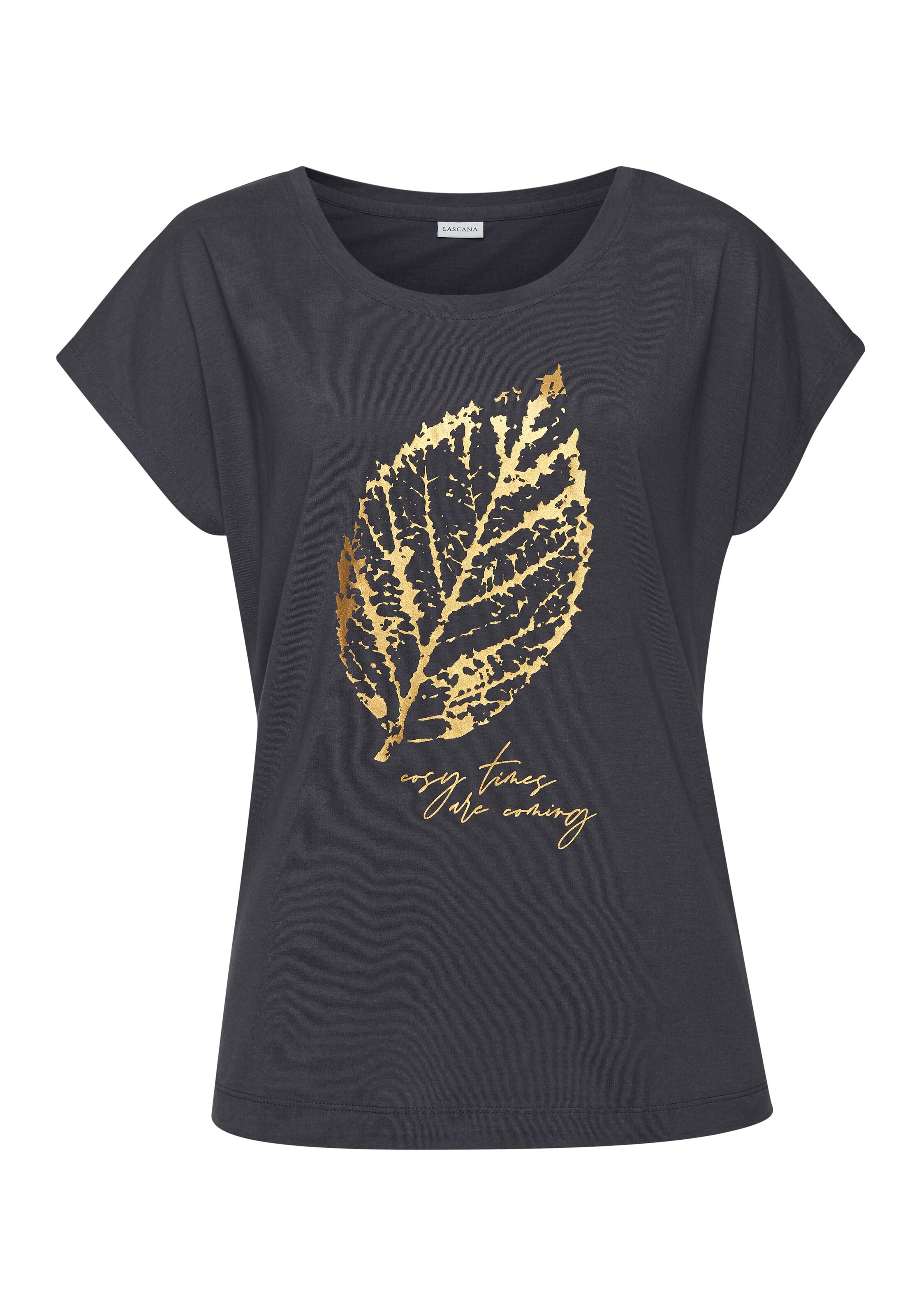 LASCANA Pidžaamasärk, värv hall: eest vaates