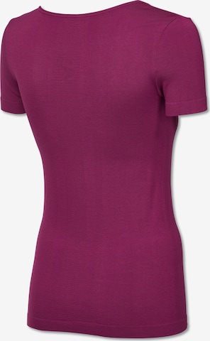 T-shirt 'Halbarm' SCHIESSER en violet