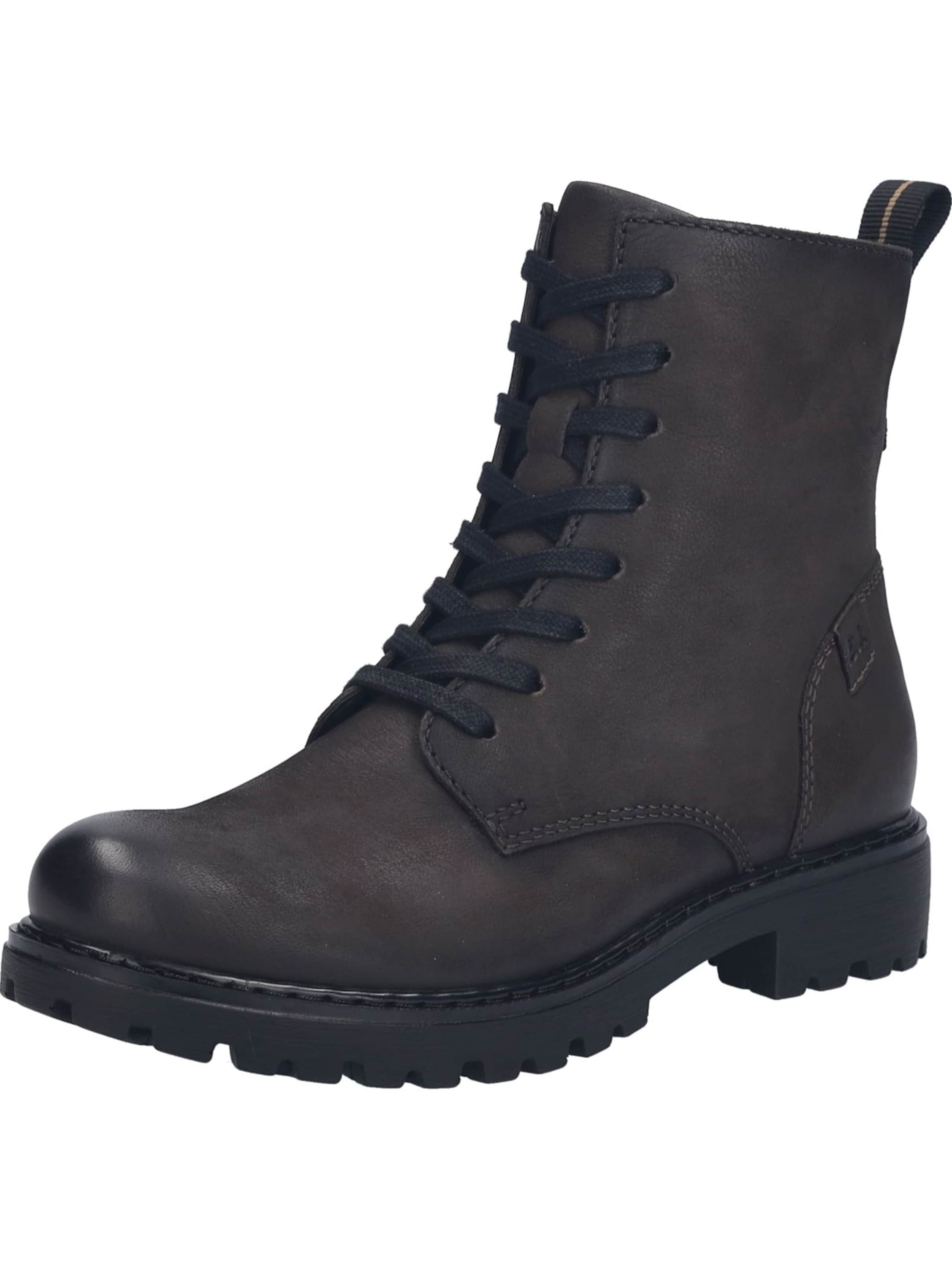 JOSEF SEIBEL Schnürstiefel in Schwarz: Vorderseite