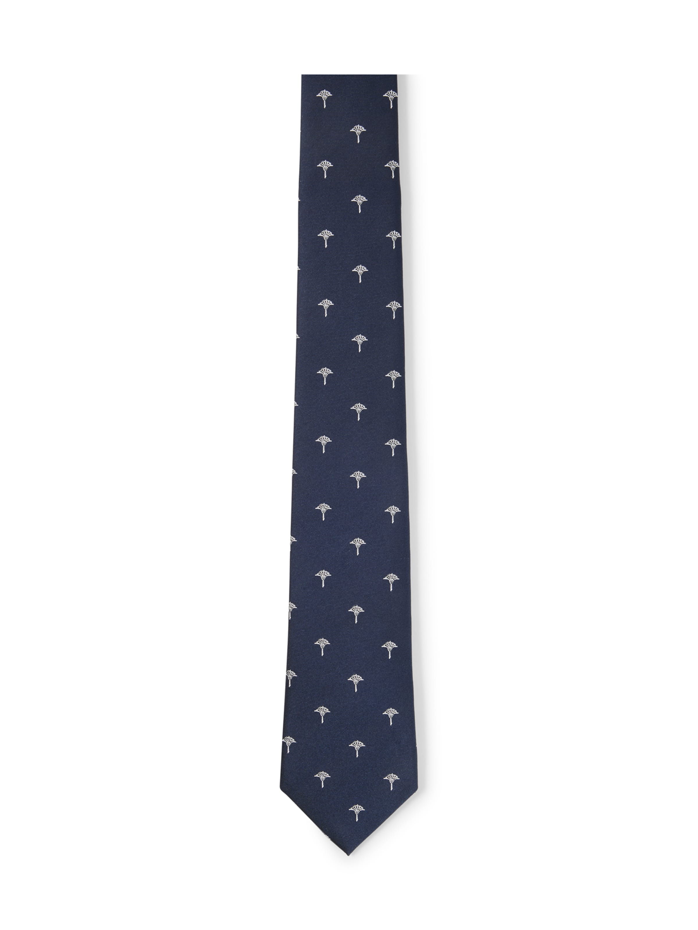 JOOP! Cravate en bleu marine / blanc, Vue avec produit