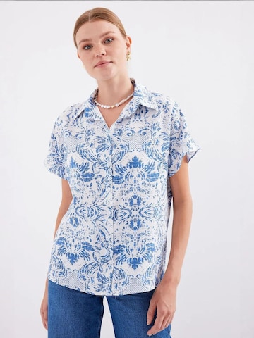 Bigdart Bluse in Blau: Vorderseite