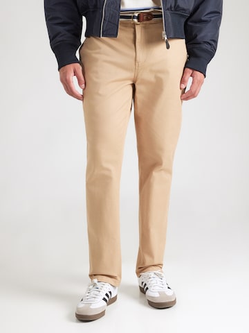 SCOTCH & SODA Szabványos Chino nadrág 'Warren' - zöld: elől