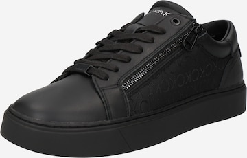 Regular Sneaker low de la Calvin Klein pe negru: față