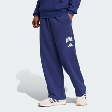 ADIDAS SPORTSWEAR Loosefit Sporthose in Blau: Vorderseite