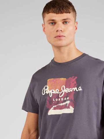 Pepe Jeans T-Shirt 'MELBOURNE' in Taupe | ABOUT YOU