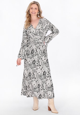 Robe usha FESTIVAL en noir : devant