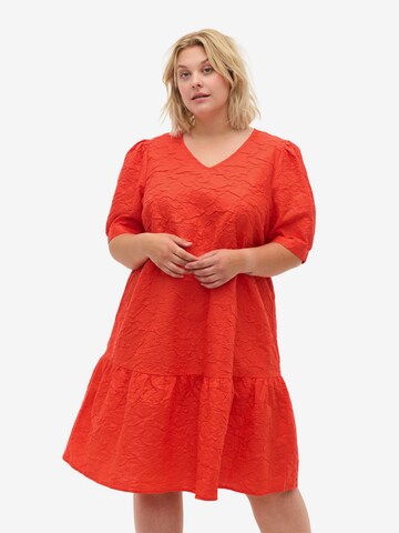 Zizzi Dress 'Xsonie' in Orange: front