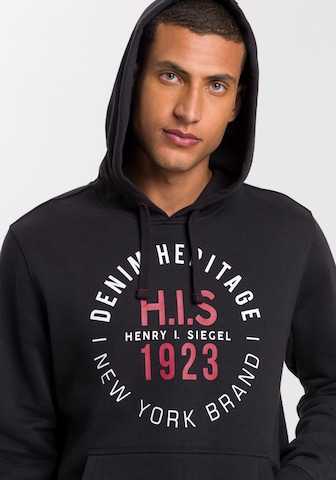 H.I.S Sweatshirt in Schwarz