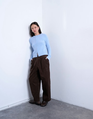 TOPSHOP Πλεκτή ζακέτα 'SIA' σε μπλε