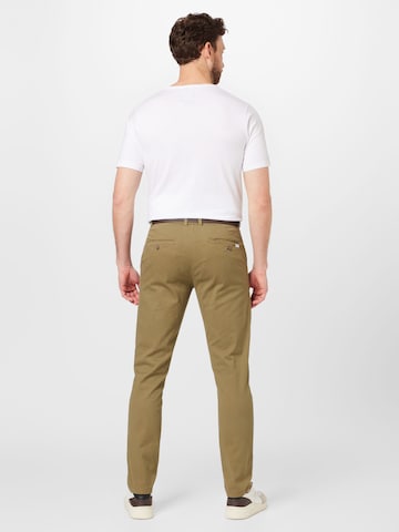 Coupe slim Pantalon chino 'Superflex' Lindbergh en vert