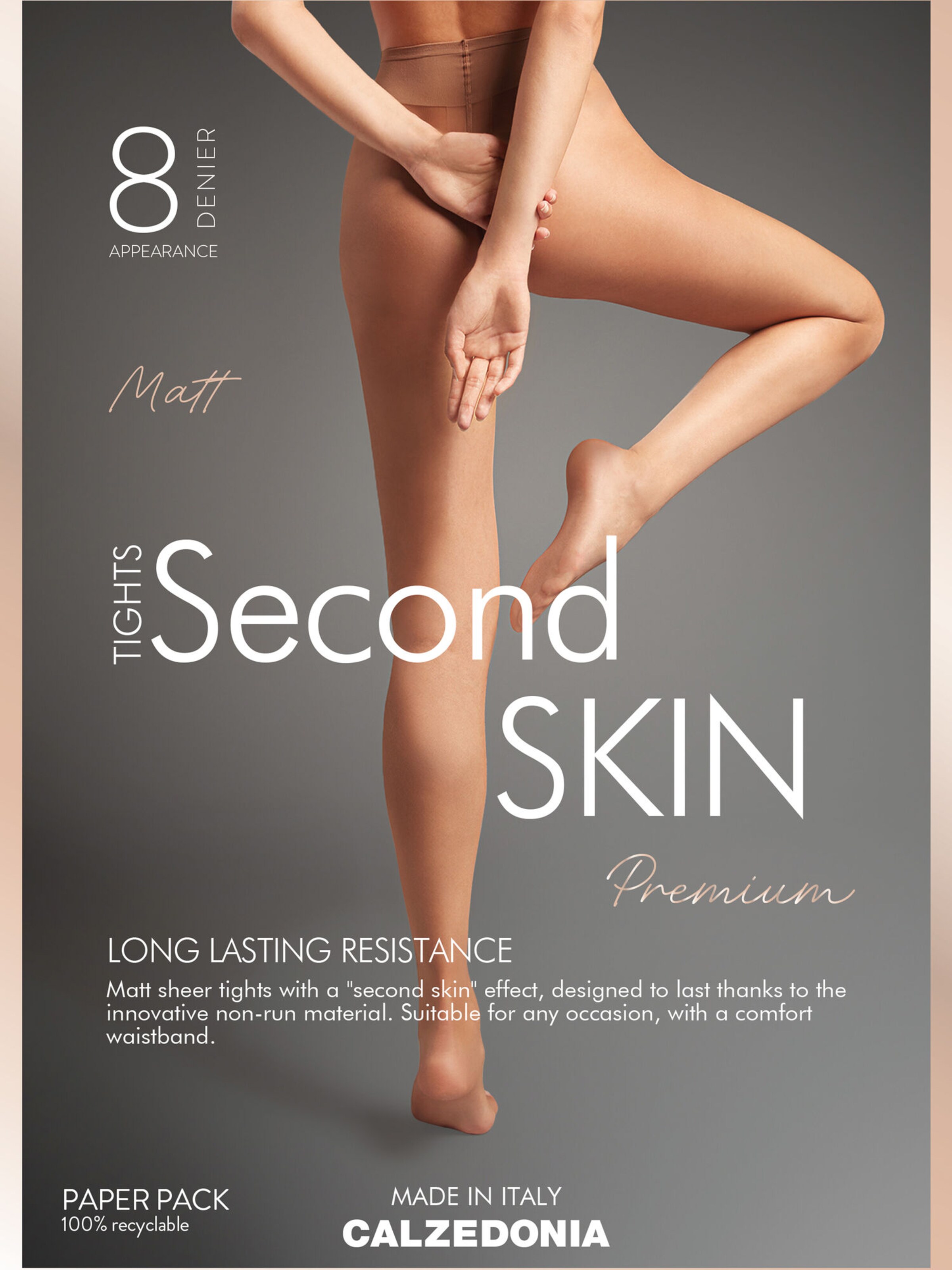 CALZEDONIA Fine Tights in Beige