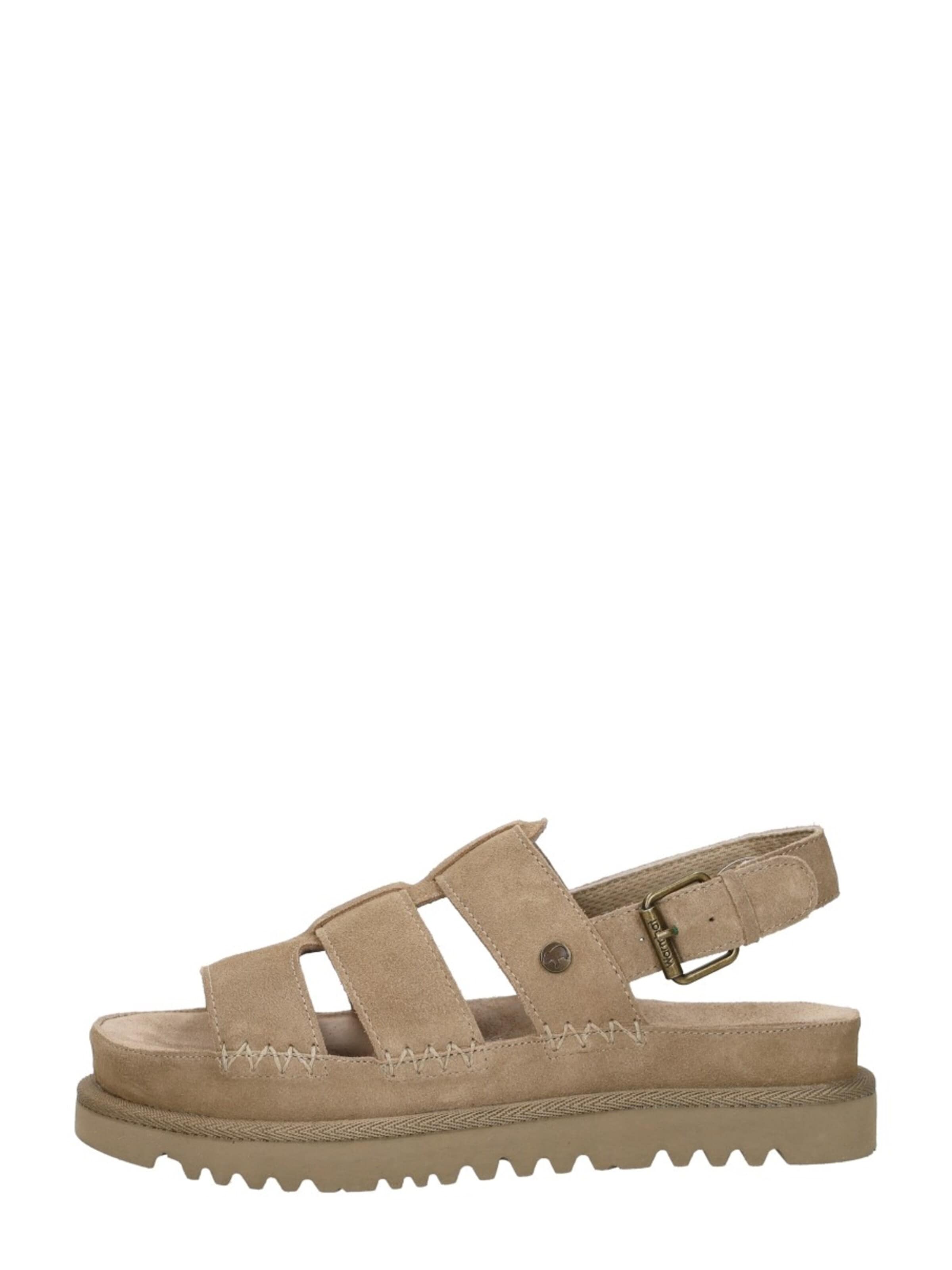 Warmbat Sandaal 'Wenlock Women' in Beige: voorkant